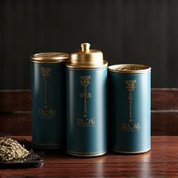 Contenitore ermetico per tè con design classico
