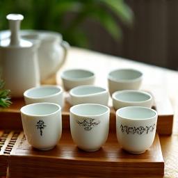 Set degustazione tè con tazze design mitologico